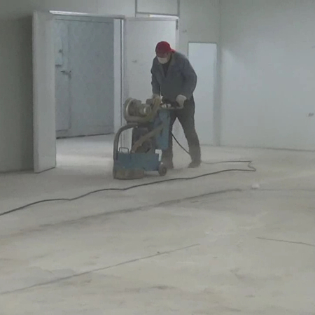 Installation Video 1, Grind the Concrete Floor