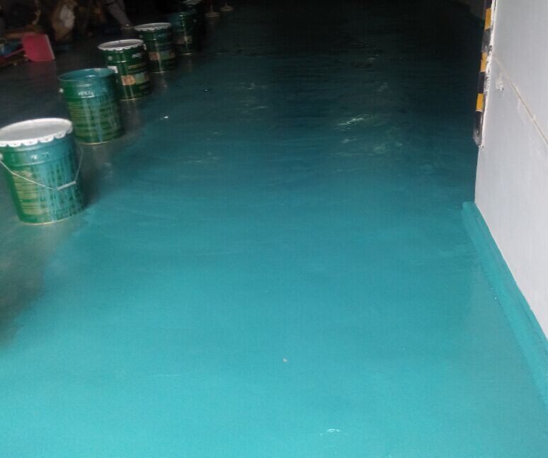 Diamond Hardness Epoxy Floor Paint Project for Car Parking in Mongolia