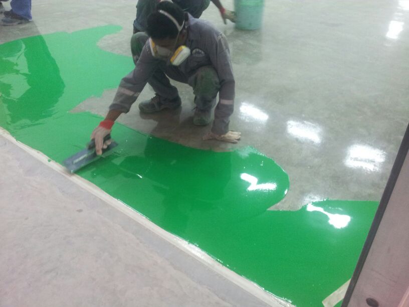 Oman Fish Workshop with Self-Leveling Epoxy Floor Paint