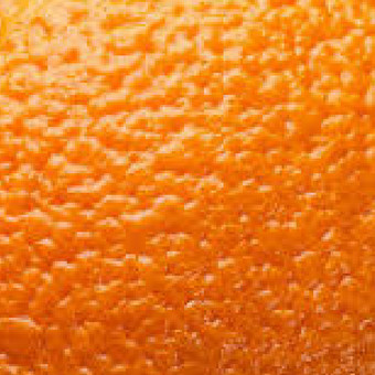 What causes the orange-peel effect in epoxy floor coatings