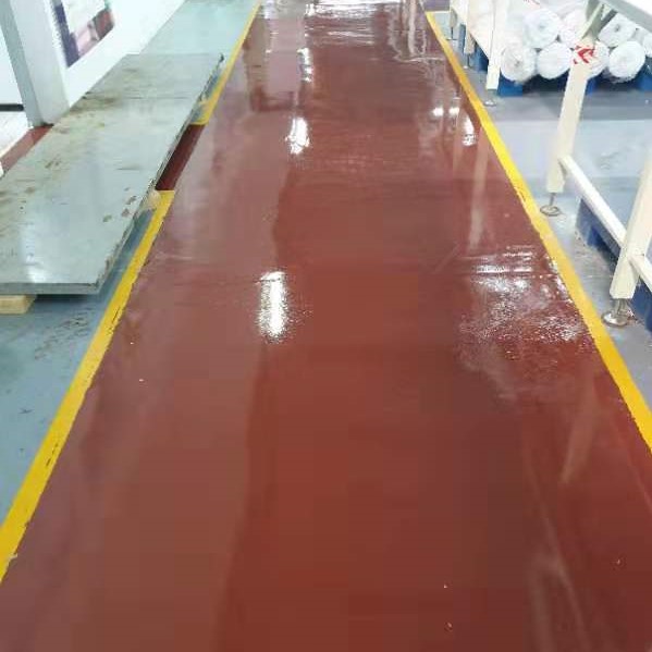 Self-Leveling Epoxy by Self-Application in Africa in Jan of 2020